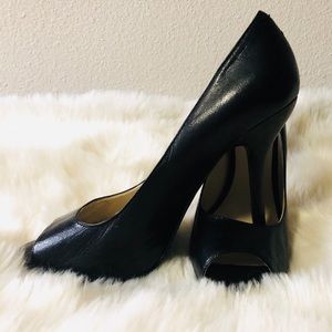 Nine West peep toe pumps